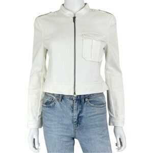BCBGMAXAZRIA White Casual Jacket Size S